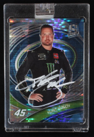 Kurt Busch Signed 2022 Panini Chronicles Spectra Celestial Blue #14 #53/99 (PA) at PristineAuction.com