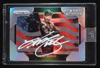 Kurt Busch Signed 2019 Panini Prizm #6 Stars And Stripes Silver Prizm (PA) at PristineAuction.com