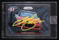 Kurt Busch Signed 2016 Panini Prizm #46 (PA) at PristineAuction.com