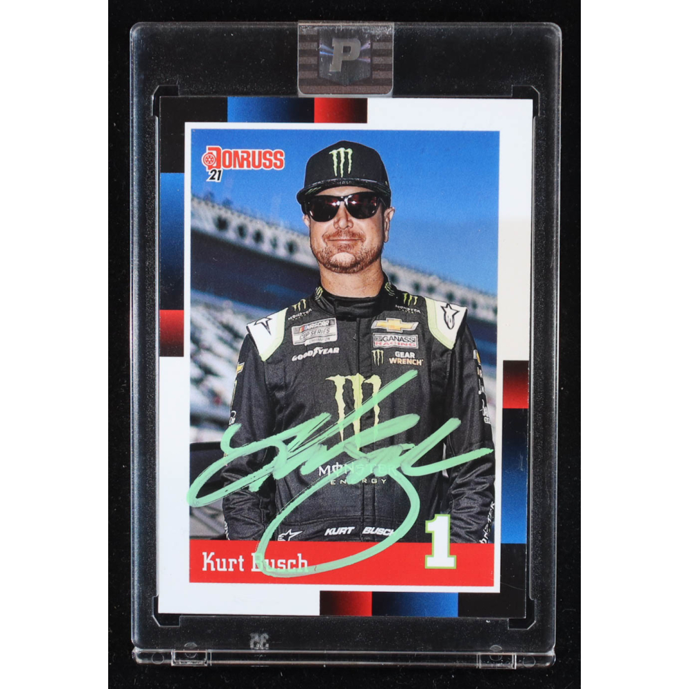 Kurt Busch Signed 2021 Panini Donruss #165 1988 Retro (PA) at PristineAuction.com