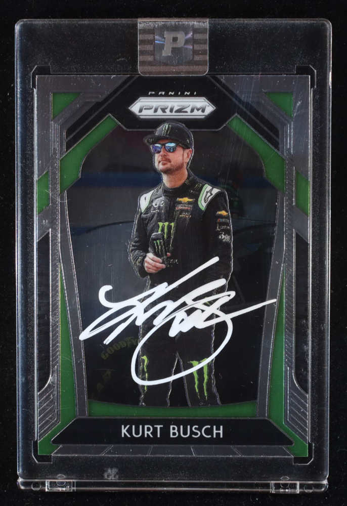 Kurt Busch Signed 2020 Panini Prizm #30 (PA)