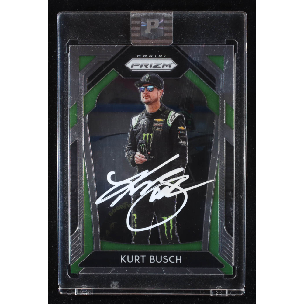 Kurt Busch Signed 2020 Panini Prizm #30 (PA) at PristineAuction.com