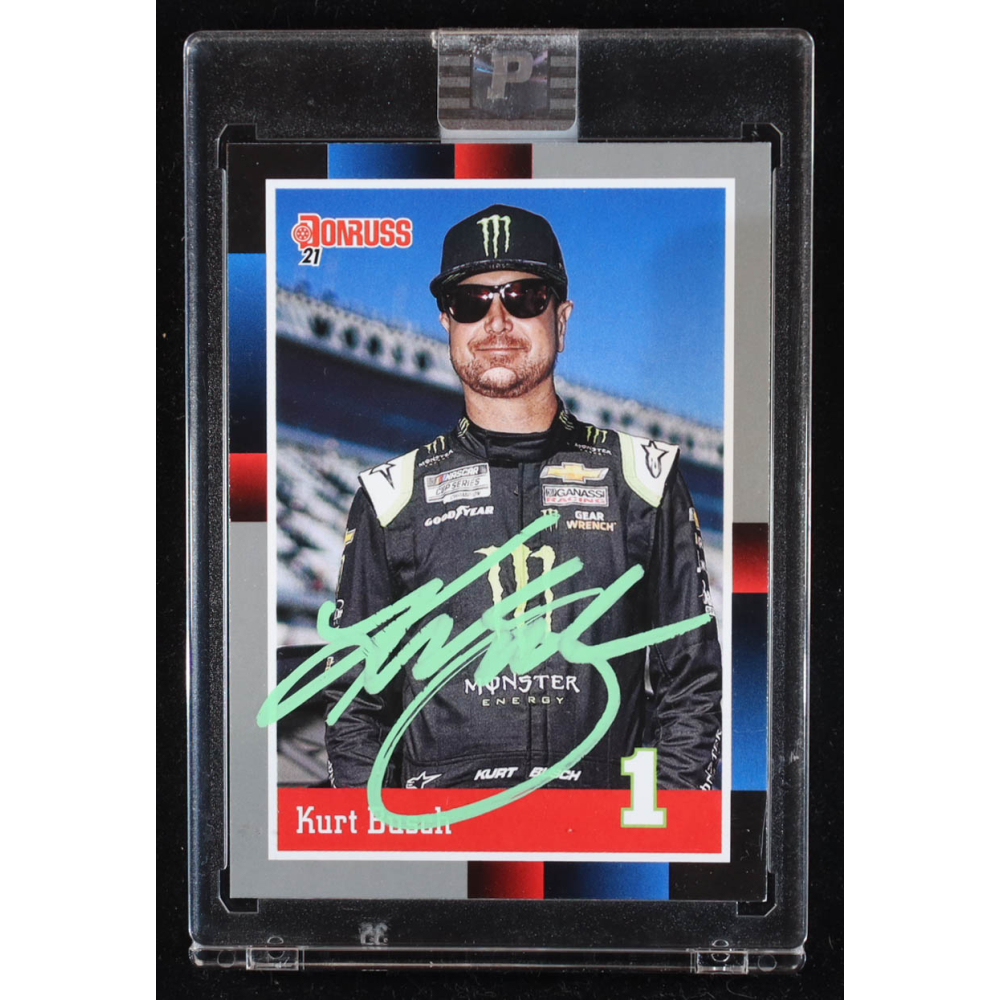 Kurt Busch Signed 2021 Panini Donruss #165 1988 Retro (PA) at PristineAuction.com Kurt Busch Signed 2021 Panini Donruss #165 1988 Retro (PA) at PristineAuction.com