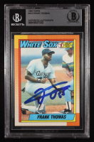 Frank Thomas Signed 1990 Topps #414 RC (BGS) at PristineAuction.com