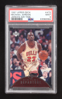 Michael Jordan 1997-98 Upper Deck Jordan Air Time #AT2 (PSA 9) at PristineAuction.com