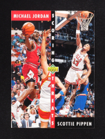 Michael Jordan / Scottie Pippen 1992-93 Upper Deck Scoring Threats #62 at PristineAuction.com