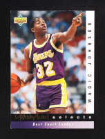 Magic Johnson 1992-93 Upper Deck Jerry West Selects #JW10 at PristineAuction.com
