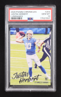 Justin Herbert 2020 Panini Chronicles Luminance #203 RC (PSA 10) at PristineAuction.com