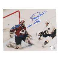 Teemu Selanne Signed Ducks 8x10 Photo Inscribed "Goal #500" (Beckett) at PristineAuction.com