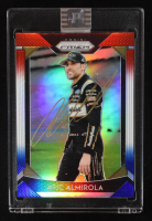 Aric Almirola Signed 2019 Panini Prizm Prizms Red White and Blue #8 (PA) at PristineAuction.com