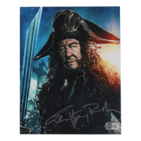 Geoffrey Rush Signed "Pirates of the Caribbean: Dead Men Tell No Tales" 8x10 Photo (Beckett) at PristineAuction.com