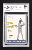 Ken Griffey Jr. 1989 Pacific Griffey Candy Bar #1B / White RC (BCCG 10) at PristineAuction.com