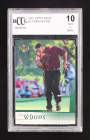 Tiger Woods 2001 Upper Deck #1 RC (BCCG 10) at PristineAuction.com