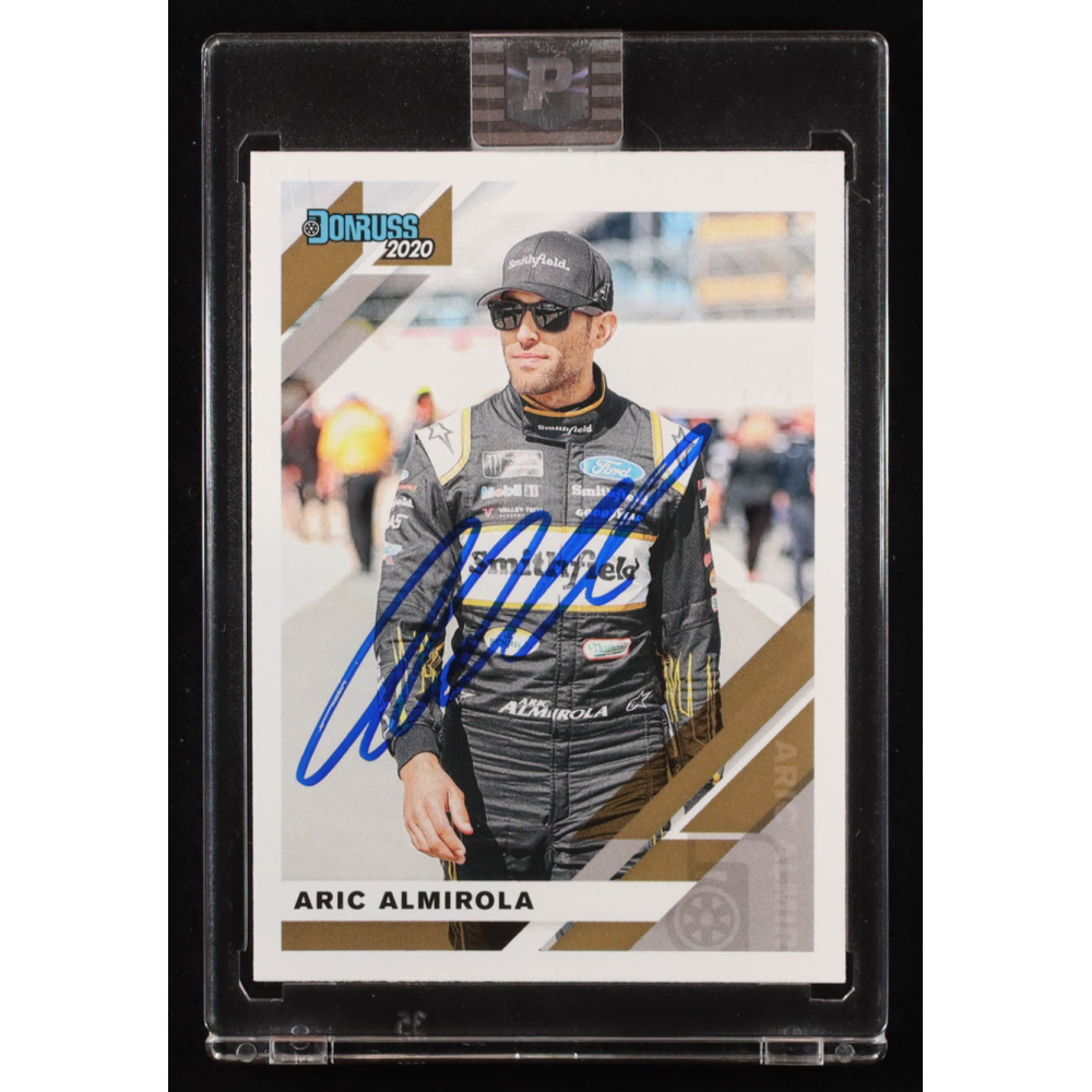 Aric Almirola Signed 2020 Donruss #24 (PA) at PristineAuction.com