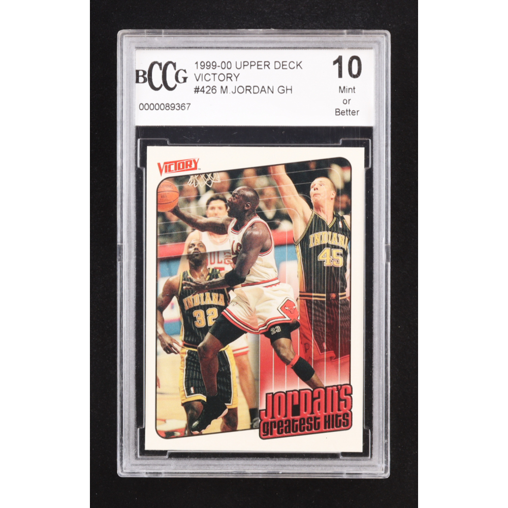 Michael Jordan 1999-00 Upper Deck Victory #426 GH (BCCG 10) at PristineAuction.com