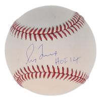 Greg Maddux Signed OML Baseball Inscribed "HOF 14" (Beckett) at PristineAuction.com