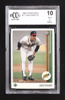 John Smoltz 1989 Upper Deck #17 RC (BCCG 10) at PristineAuction.com