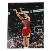 John Paxson Signed Bulls 8x10 Photo (Beckett) at PristineAuction.com