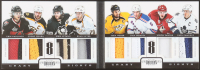 2012 Panini Dominion Hockey Crazy Eights Memorabilia Erik Karlsson / Zdeno Chara / Kris Letang / Ryan Suter / Shae Weber / Dan Giardi / Keith Yandle / Dion Phaneuf #4 #6/105 at PristineAuction.com