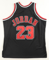 Michael Jordan Signed Bulls Mitchell & Ness Authentic Jersey (UDA & GOAT) at PristineAuction.com