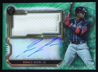 Ronald Acuna Jr. 2020 Topps Triple Threads Single Jumbo Relic Autographs Emerald #ASJRRA #26/50 at PristineAuction.com