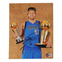 Dirk Nowitzki Signed Mavericks 8x10 Photo (Beckett) at PristineAuction.com