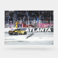 Christopher Bell Signed NASCAR 20x30 Gallery Wrapped Photo on SpeedCanvas (Bell COA) at PristineAuction.com