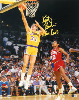 Kurt Rambis Signed Lakers 16x20 Photo Inscribed "Clark Kent" (Beckett) at PristineAuction.com