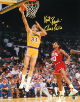 Kurt Rambis Signed Lakers 16x20 Photo Inscribed "Clark Kent" (Beckett) at PristineAuction.com