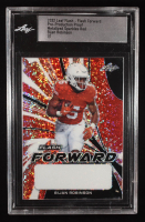 Bijan Robinson 2022 Leaf Flash Flash Forward Metalized Sparkles Red Pre-Production Proof #NNO #1/1 RC (Leaf) at PristineAuction.com