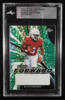 Bijan Robinson 2022 Leaf Flash Flash Forward Metalized Sparkles Green Pre-Production Proof #NNO #1/1 RC (Leaf) at PristineAuction.com