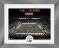 Tennessee Volunteers LE Custom Framed Photo with Silver Plated Coin at PristineAuction.com