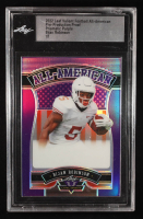Bijan Robinson 2022 Leaf Valiant All-American Prismatic Purple Pre-Production Proof #NNO #1/1 RC (Leaf) at PristineAuction.com