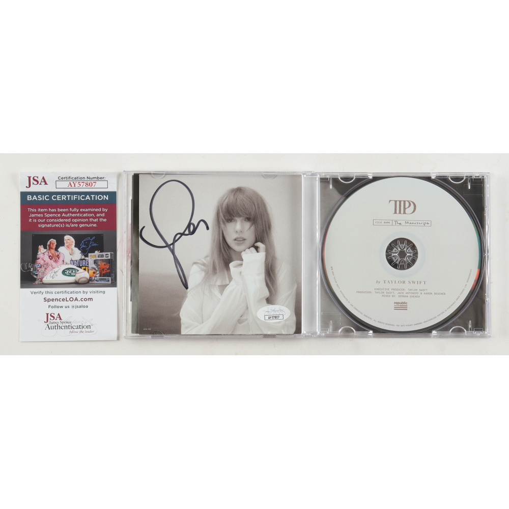 Taylor Swift Signed "The Tortured Poets Department" CD Insert with Disc (JSA) at PristineAuction.com