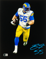 Braden Fiske Signed Rams 11x14 Photo (Beckett) at PristineAuction.com