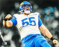 Braden Fiske Signed Rams 11x14 Photo (Beckett) at PristineAuction.com