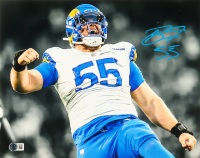 Braden Fiske Signed Rams 11x14 Photo (Beckett) at PristineAuction.com