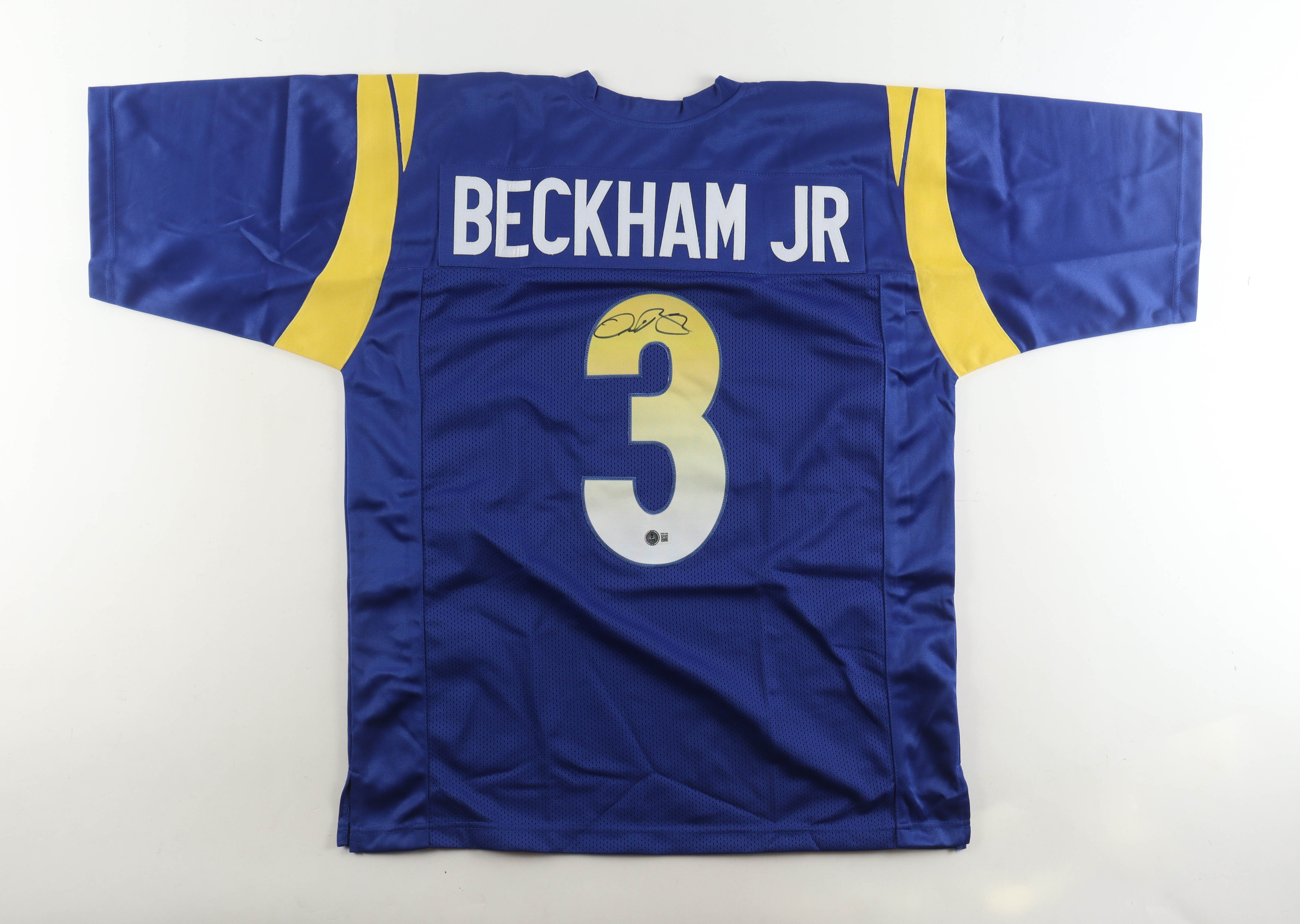 Maillot De Football Violet LSU Signé Odell Beckham Jr - Certifié Beckett - Taille XL