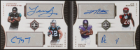 Leonard Fournette / Christian McCaffrey / Dalvin Cook / Joe Mixon 2017 Panini Limited Quad Autographs #QABRB #2/5 at PristineAuction.com