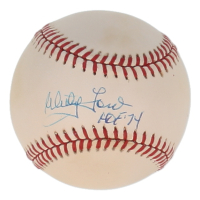 Whitey Ford Signed OAL Baseball Inscribed "HOF 74" (JSA) at PristineAuction.com
