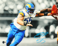 Braden Fiske Signed Rams 11x14 Photo (Beckett) at PristineAuction.com