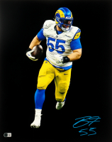 Braden Fiske Signed Rams 16x20 Photo (Beckett) at PristineAuction.com