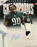 Jordan Davis Signed Eagles Super Bowl LIX 16x20 Photo (JSA) at PristineAuction.com