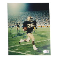 Raghib "Rocket" Ismail Signed Notre Dame Fighting Irish 8x10 Photo (Beckett) at PristineAuction.com