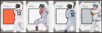 Manny Machado / Mookie Betts / Francisco Lindor / Corey Seager 2017 Panini National Treasures Quad Player Materials Booklet #QPMB4 #46/49 at PristineAuction.com