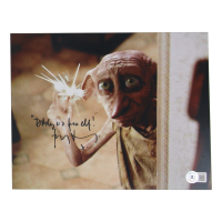 Toby Jones Signed "Harry Potter and the Chamber of Secrets" 8x10 Photo Inscribed "Dobby Is A Free Elf!" (Beckett) at PristineAuction.com