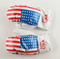 Mike Tyson Signed Pair of Everlast USA Boxing Gloves (Tyson) at PristineAuction.com