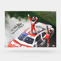 Jesse Love Signed NASCAR 20x30 Gallery Wrapped Photo on SpeedCanvas (PA) at PristineAuction.com