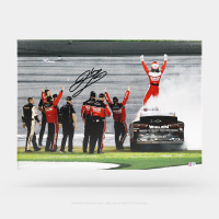 Jesse Love Signed NASCAR 20x30 Gallery Wrapped Photo on SpeedCanvas (PA) at PristineAuction.com