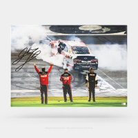 Jesse Love Signed NASCAR 20x30 Gallery Wrapped Photo on SpeedCanvas (PA) at PristineAuction.com